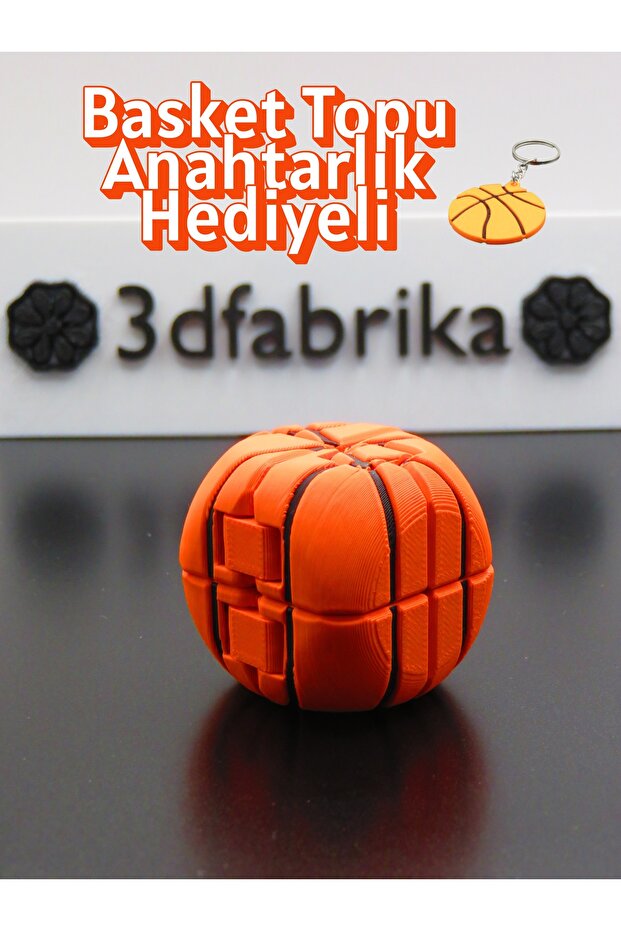 Basketball Themed Infinity Cube | Antistress Puzzle Cube Special for Sports Enthusiasts | 3D Toy