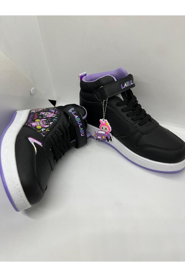 KIZ BOTU LABUB DESENLİ KAYDIRMAZ TABAN ORTAPEDİK ÇIRTLI - 7