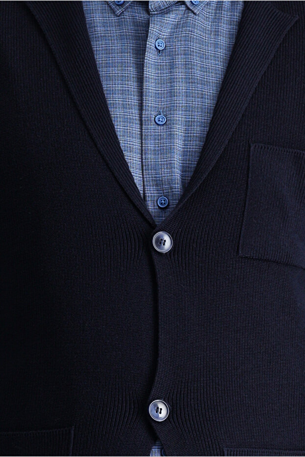 Pamuklu Triko Hırka - 5