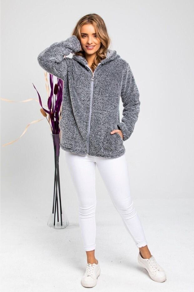 Fleecová mikina na zip - 2