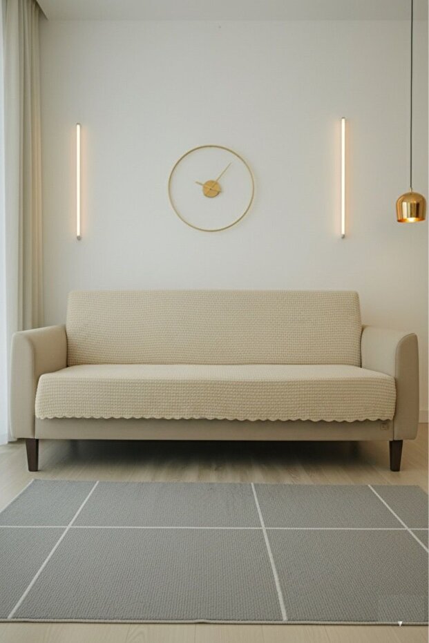 Koltuk Örtüsü Modern Pamuklu Kaydırmaz 170×215 cm – Yıkanabilir, Tek Parça, Şık & Konforlu - 2