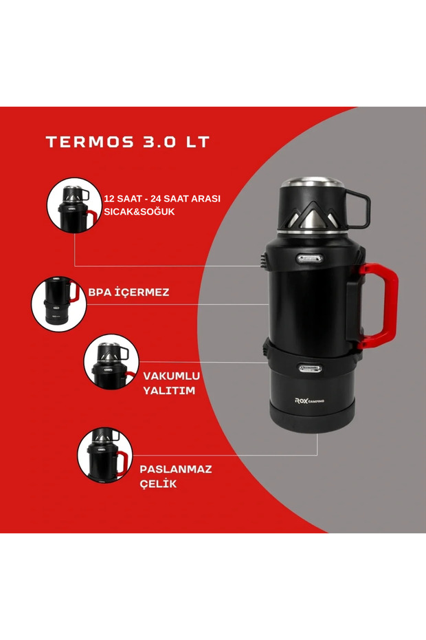 Camping 3 LT Kamp Termos