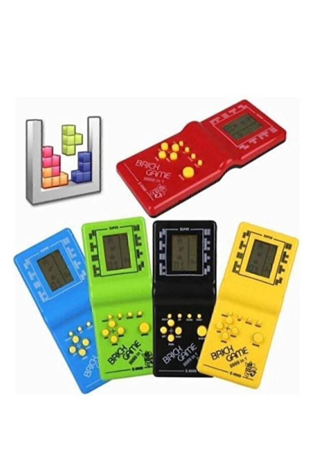 Nostalgic Tetris Game - Handheld Arcade Console, 9999 Model Toy Brick Game