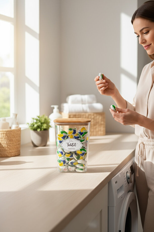 Premium Series Tablet Kavanozu 2000ML - 3