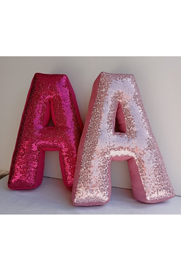 Payetli Harf Yastık - 4