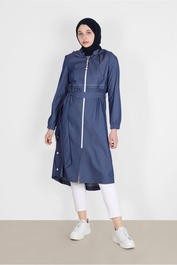 BELLOWED POCKET TRENCH COAT 10586