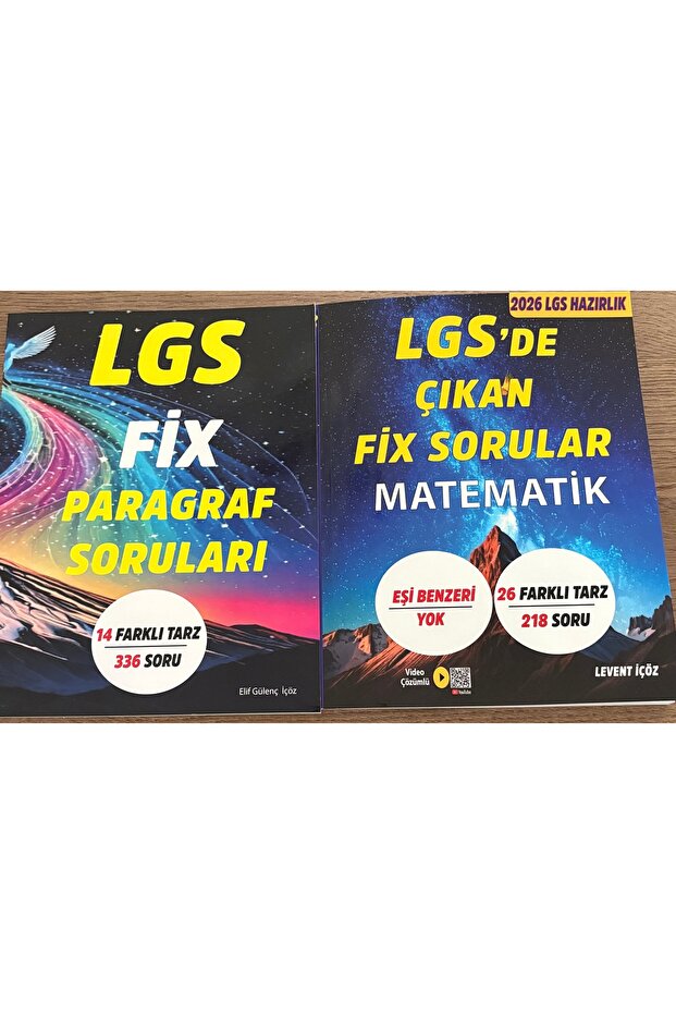 Fix sorular matematik ve paragraf seti - 1