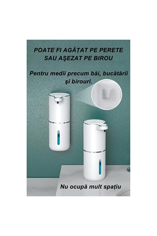 Automatic soap dispenser Foam type, 380 ml, motion sensor, 4 dosage levels, White - 5