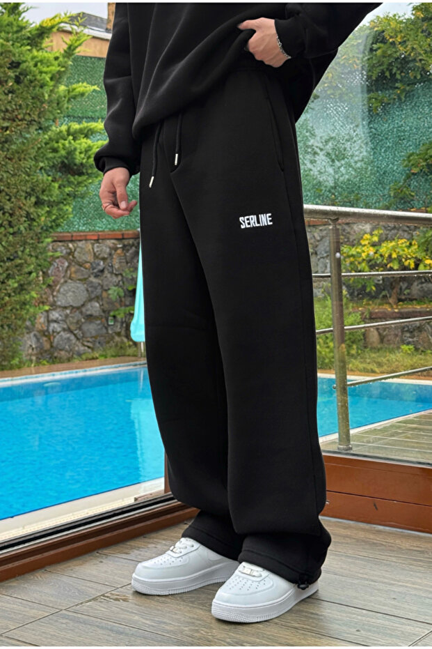Kışlık-Serline Premium Ayarlanabilir Paça Baggy Eşofman - 2