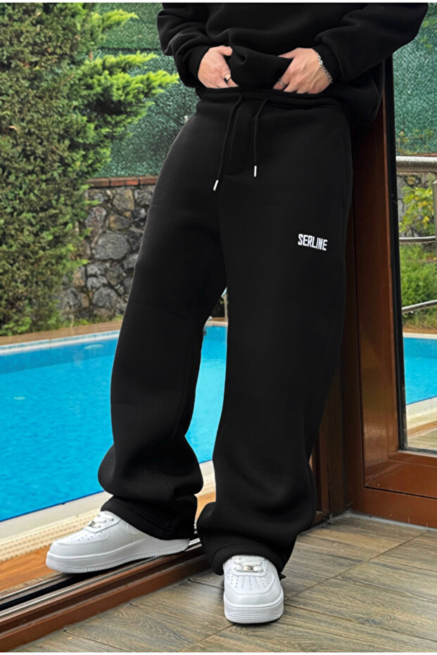 Kışlık-Serline Premium Ayarlanabilir Paça Baggy Eşofman - 1