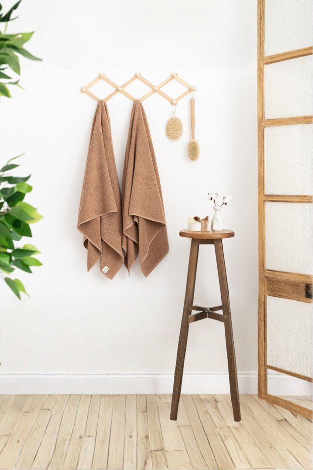 Coresoftair ™   100% Cotton, Extra Soft, Set of 2 Bath Towels (2 Pieces - 76X137 cm)