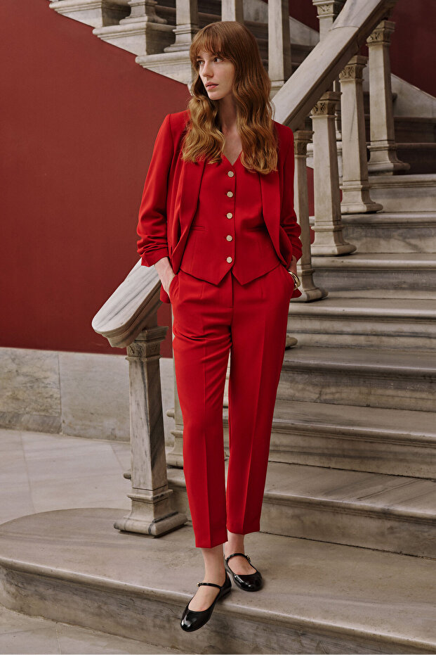 549-2 CEKET KIRMIZI - 1