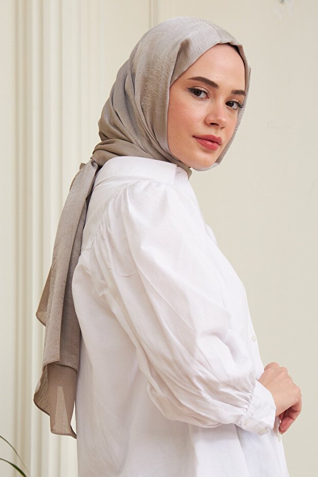 Janjan Çift Taraflı Şal Vizon - 3