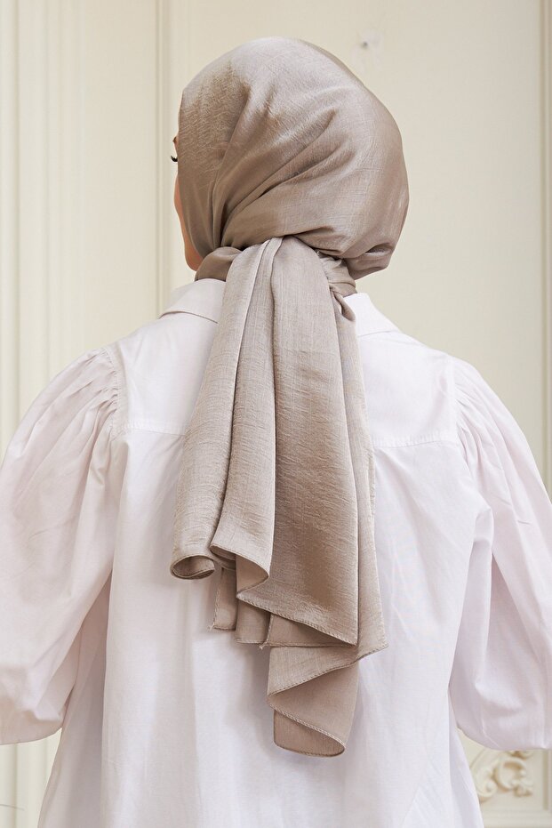 Janjan Çift Taraflı Şal Vizon - 5