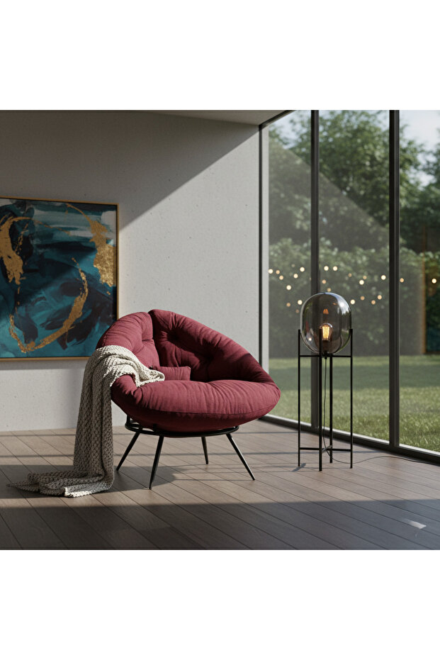 Gerd Tekli Koltuk Berjer Mor - 1