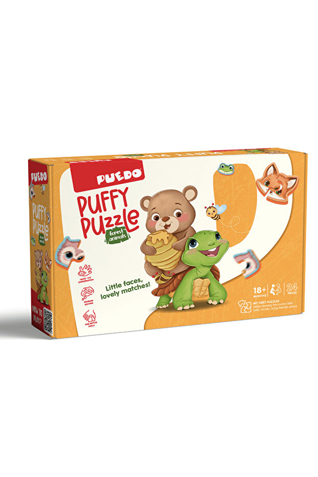Puffy Puzzle Forest Animals - 1
