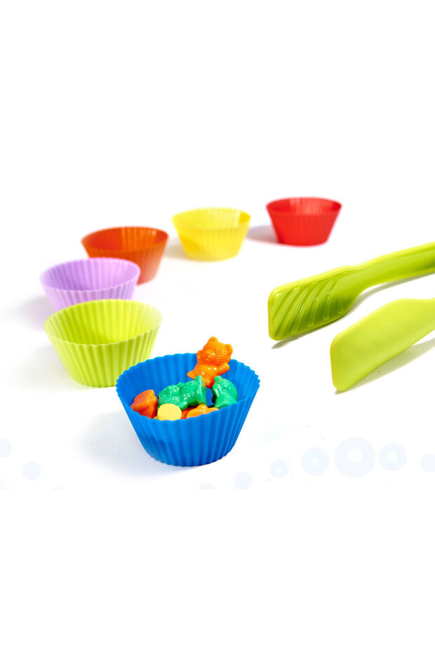 Educational bear set, Plastic, 3 years+, Multicolor - 3