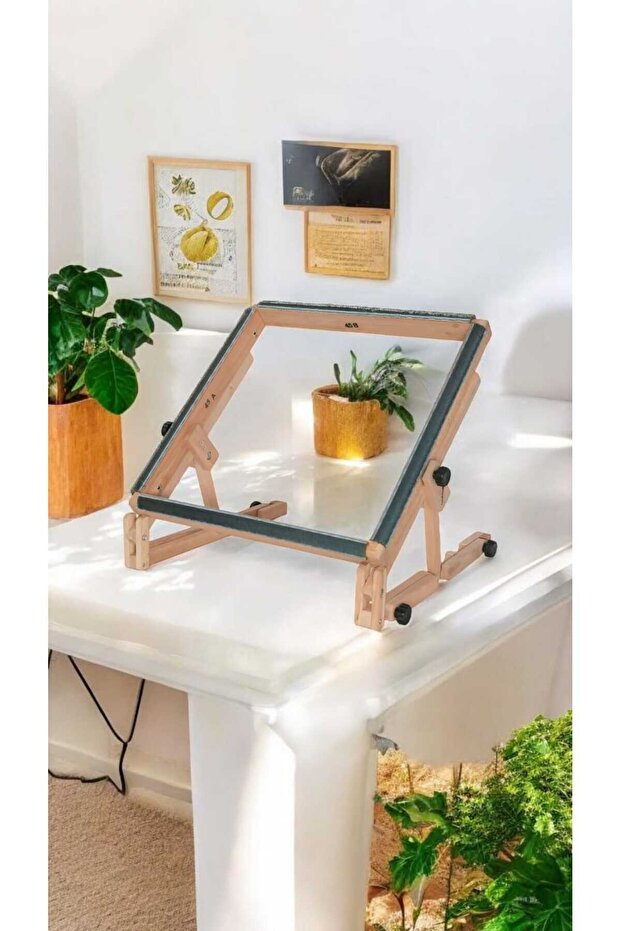 Pulley Holder Wooden Sunbed Stand (All Needles/Rods between 20cm and 60cm Can Be Connected Pulley Feature)