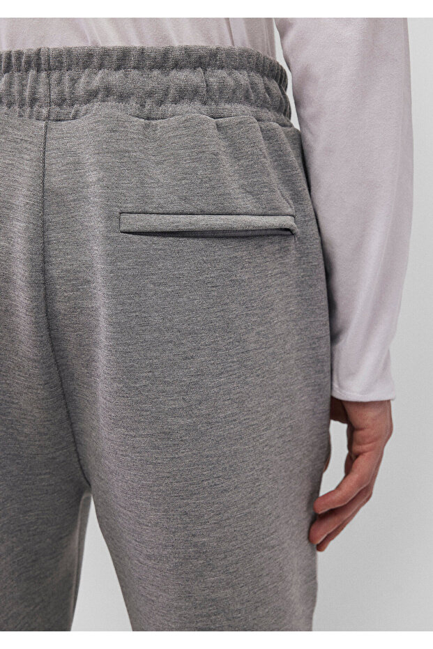 Gri Basic Eşofman Altı 0010387-80018 - 7