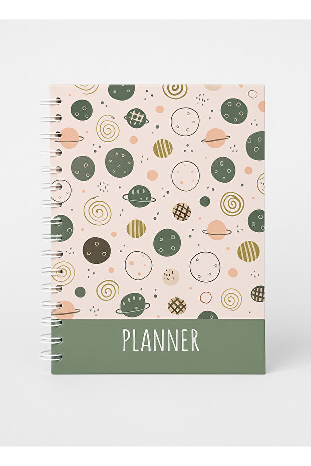 17X24 cm Unlimited Planning Notebook with Stickers – Weekly Daily Agenda with Hard Cover, Organizer