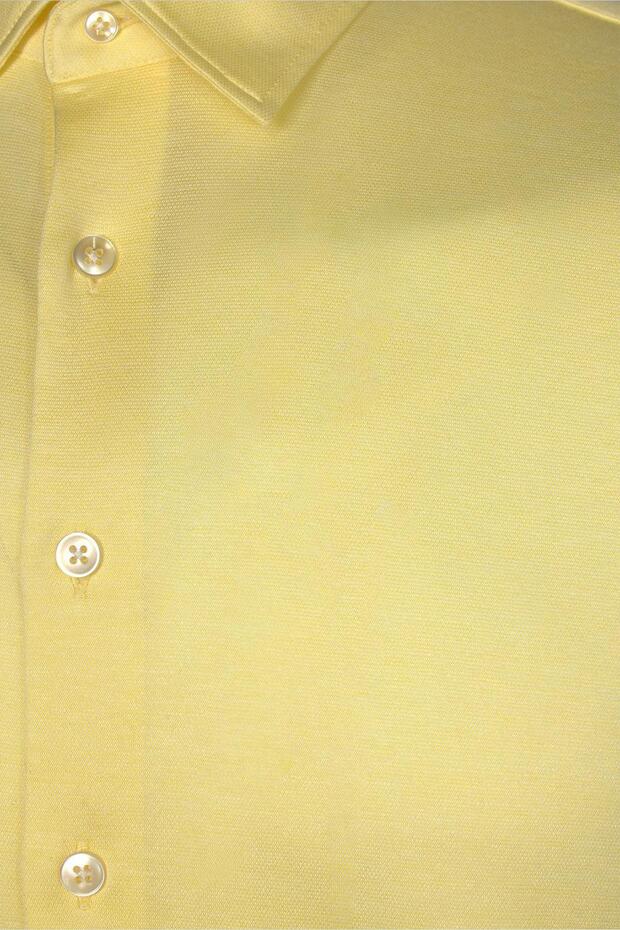 ÖRME ERKEK GÖMLEK Sarı - 3