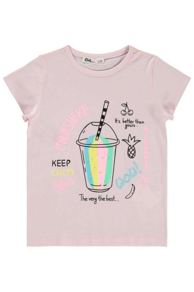 Girl's T-Shirt 2-5 Years Pink Sorbet