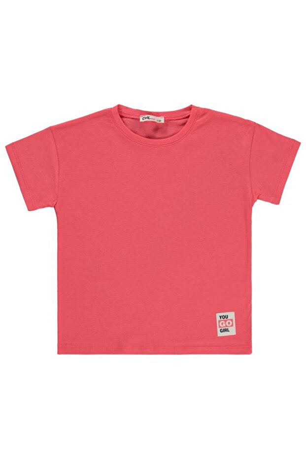 Girl's T-Shirt 2-5 Years Sunset Coral