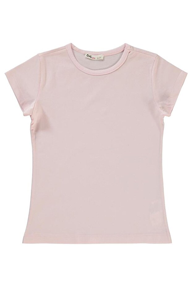 Basic T-Shirt for Ages 6-9 - Pink