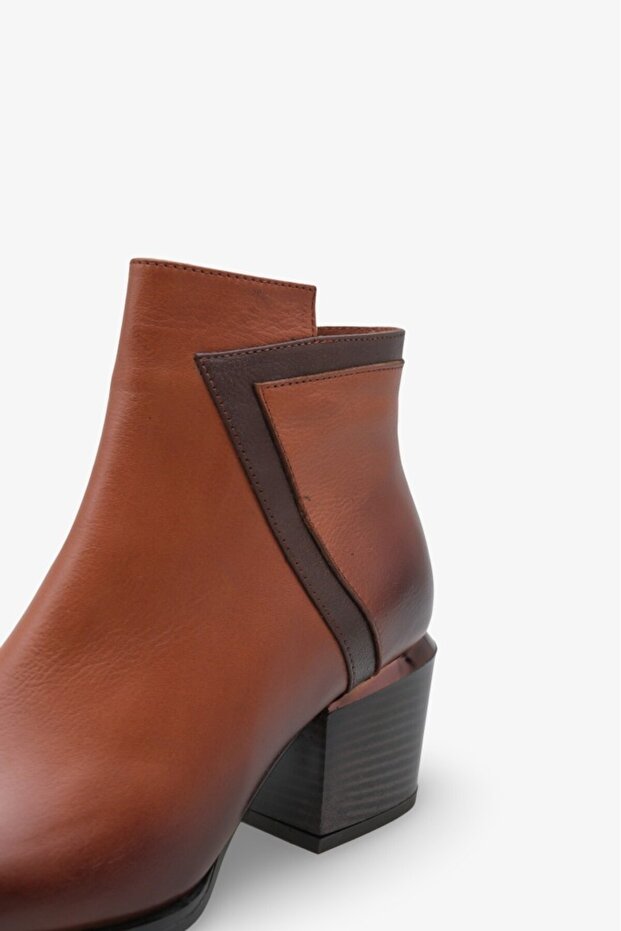 Raşel Kadın Topuklu Bot Taba - 4