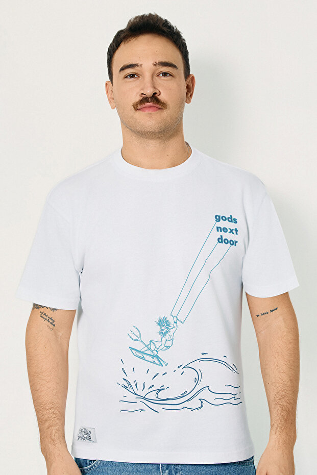 Making Waves… Literally (Unisex Tişört) - 1