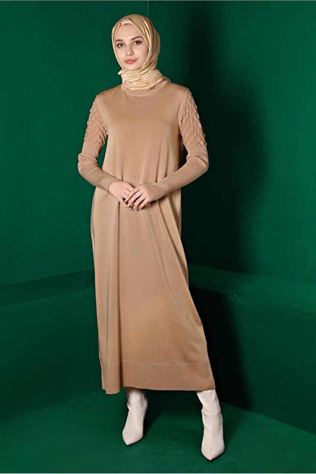 BOĞAZLI BASIC ТРИКО ПЛАТТЬО 43131 - 1