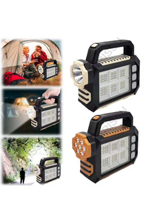 Usb Çıkış Ultra Güçlü Ledli Şarjlı Fener Işıldak - 1