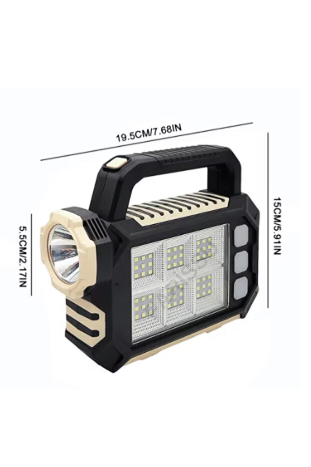 Usb Çıkış Ultra Güçlü Ledli Şarjlı Fener Işıldak - 6