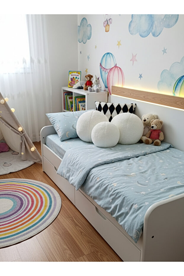 3-Piece Throw Pillow / Pillow 2 Large Ecru / 1 Small Ecru (42cm / 25cm) - 5