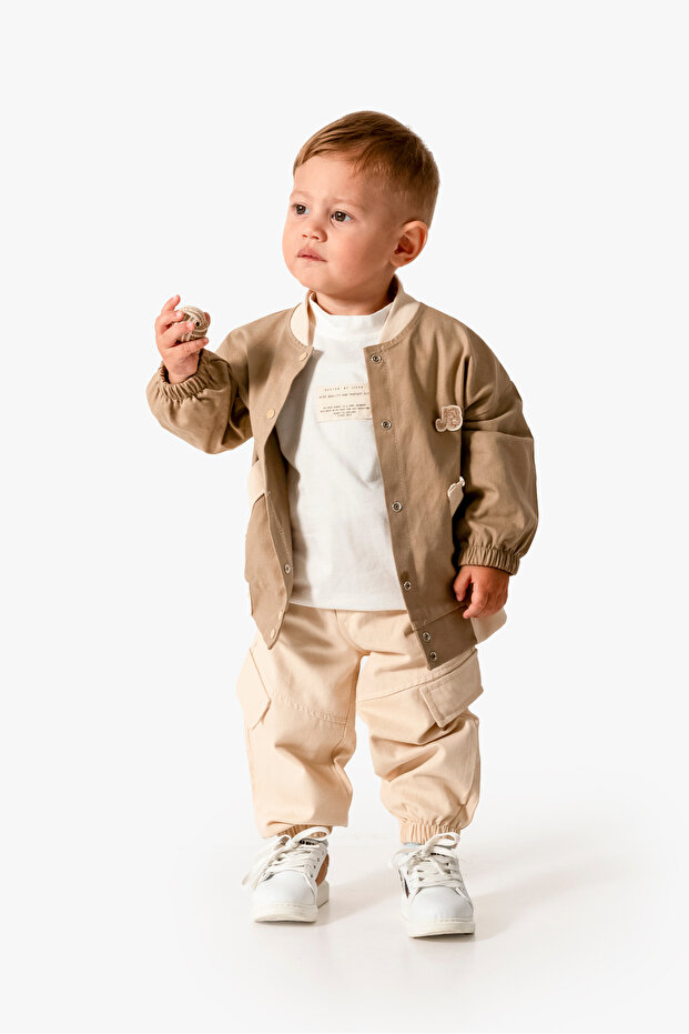 3-Piece Bomber Jacket Set for Baby Boy - 9030