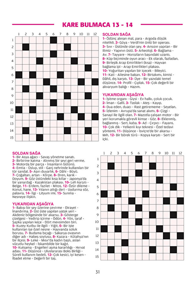 Karma Bulmaca 024 - 6