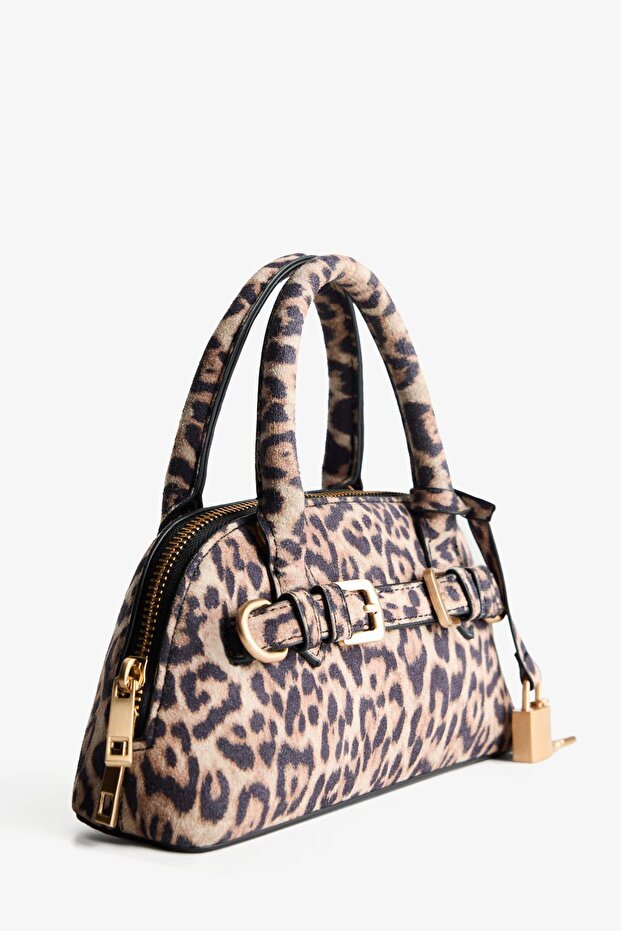 Suni deri mini çanta - 4