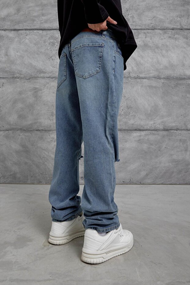 Plave 16157-4 traperice sa poderanim detaljima - 2