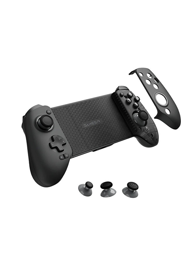 Mobile game controller for iPhone (USB-C) and Android/Harmony. Lightweight, two-stick design, supports cooling and charging. - 5