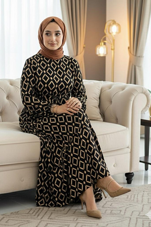 Mercan Tesettür Elbise - 1