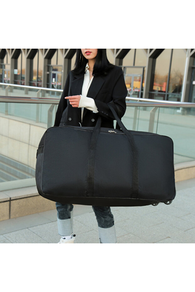 Expandable Foldable Rolling Duffle Bag with 2 Wheels - 7