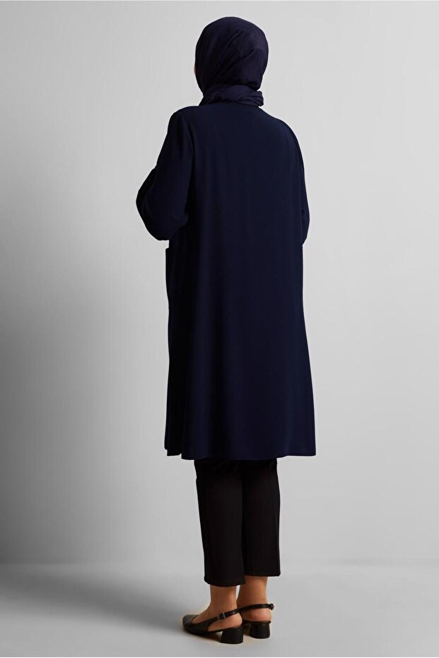 تونيك مقاس كبير منقوش مربع 20744 - 4