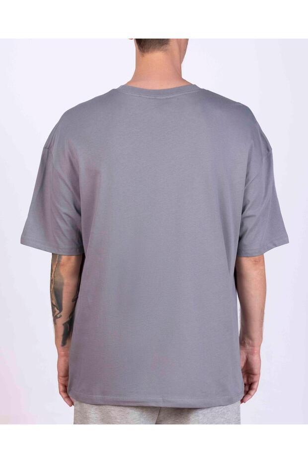 Authentic Taster Erkek Gri Regular Fit Tişört - 5