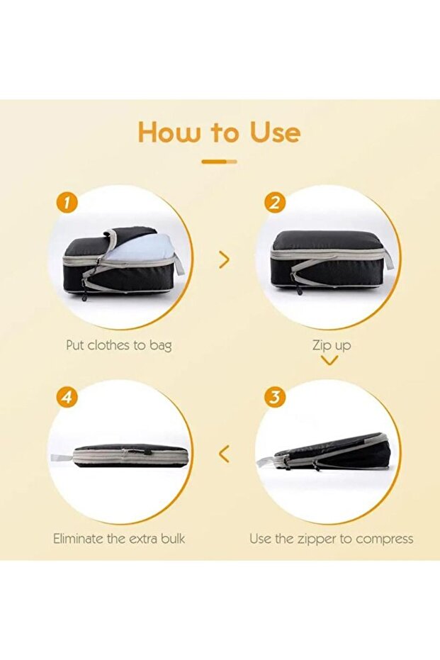 حقيبة تخزين قابلة للطي مكونة من 3 قطع - 6