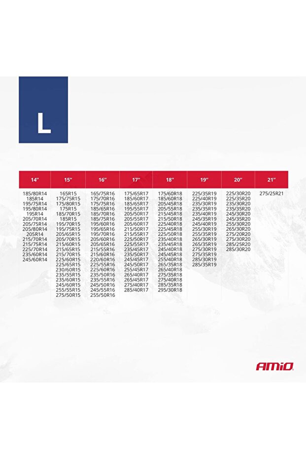 Set of 2 textile snow chains, size L, EN16662-1 and Onorm V5121 approved - 7