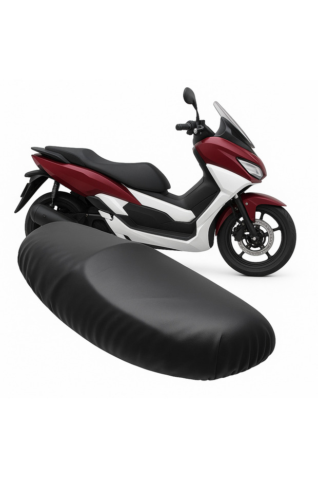 Kuba Cristal 50 Cc Seat Cover Compatible Black Motorcycle Leather Seat Cover Covering Tarpaulin