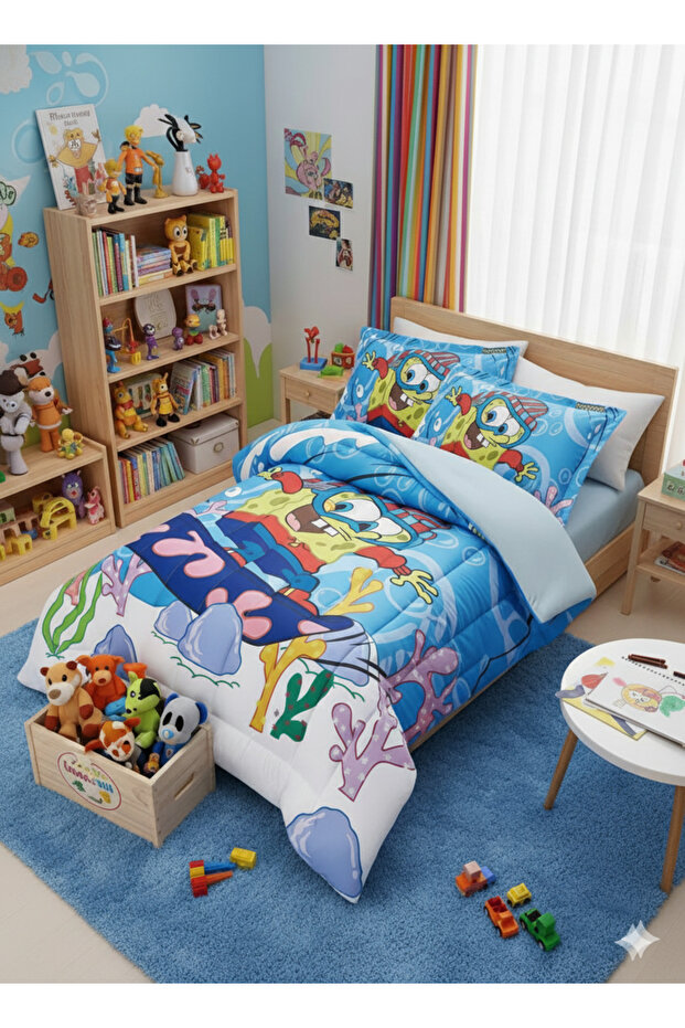 4-piece children's printed bedspread - 2