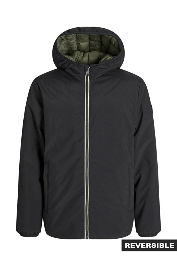 Boy's Black Jjebrook Reversible Jacket Sn Jnr Jacket 12279138-Black