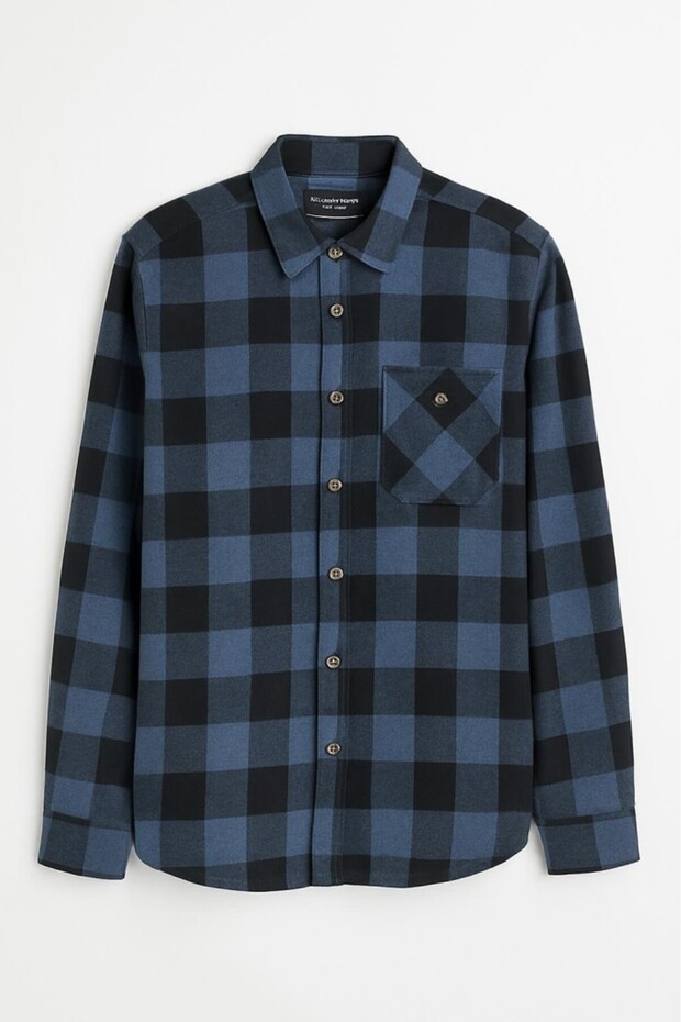 Men's Lumberjack Shirt Blue Black Men's Shirt Lumberjack Shirt Blue Black Shirt