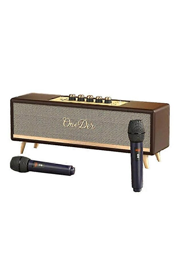 D8 Vintage Bluetooth Speaker with TF / USB / FM, Wood Grain Wireless Speaker